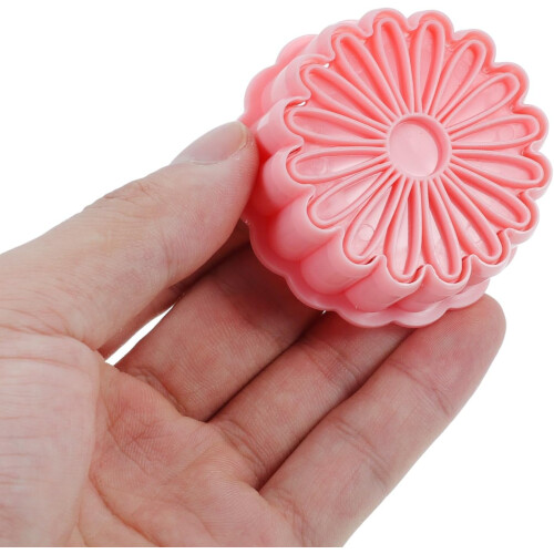 8pcs Dessert Baking Mold Biscuit Mold Flower Shaped Compact Design Pp Reusable Baking Simple Kitchen 2