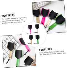 4pcs Handheld Foot Callus Remover Set with Emery Paper and Abs Material
