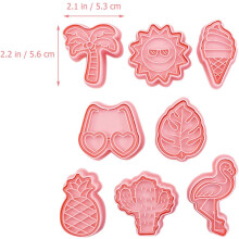 8-teiliges Keksbackformen-Set, reißfester Kunststoff