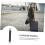 Suitcase Telescopic Handle 7mm Luggage Carrying Handle 2pcs Black Universal Replacement Strap 7