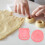 8pcs Dessert Baking Mold Biscuit Mold Flower Shaped Compact Design Pp Reusable Baking Simple Kitchen 5