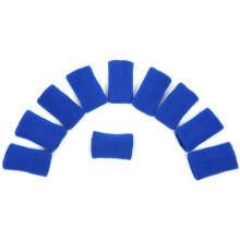 20pcs dedo mangas nylon elástico protetor dedo guarda para voleibol badminton artrite treino esportes