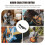 3 stk. gitarkabel elektrisk gitarkabel instrumentlydadapter 6,35 mm solid PVC kobber støyreduksjon 1,5 m lengde 3