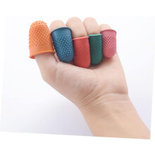 20pcs Rubber Finger Sleeves Reusable Protective Finger Cover Anti-slip Environmentally Friendly Thumb Protector