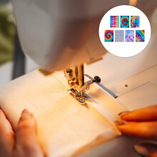7-teiliges Set bedruckter Kunstlederbögen für die Herstellung von Ohrringen und DIY-Bastelarbeiten, PU-Gewebe