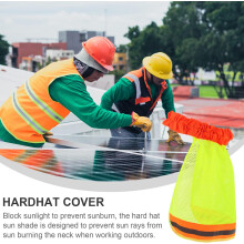 Ensemble de 4 protections solaires réfléchissantes pour visière de chantier, avec pare-soleil et housse intégrale.