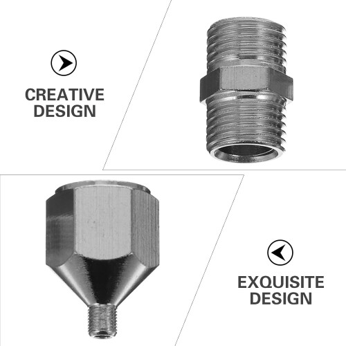 Kit de conversion pour aérographe multi-diamètres, comprenant 7 adaptateurs à dégagement rapide 1