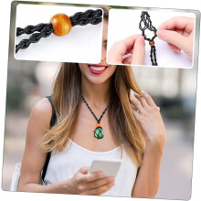 Braccialetto Yoga con Pietra, Collana con Corda Porta Gioielli in Pietra, Kit per Collana Fai da Te