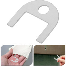 2 Stück Zubehörschlüssel für Toilettenpapierboxen, Ersatzteil, Metallschlüssel passend für Papierspender