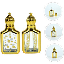 2pcs Empty Perfume Bottle Refillable Glass Roller Ball Bottle for Essential Oils Travel Containers Refill