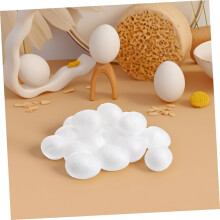 60 Stück DIY-Ostereier aus Schaumstoff, weiß, glatt, fest, 3,5 cm x 2,7 cm, Bastelideen für Erwachsene zu Ostern