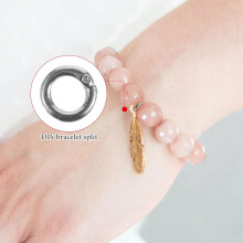 6 mm offene Verbindungsringe aus Sterlingsilber für DIY-Schmuckherstellung, Armbänder, Halsketten, Bastelzubehör, 2 Stück