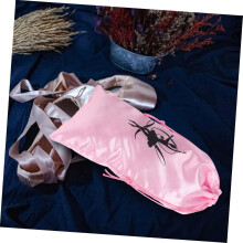 Ballettschuhtasche für Damen, Ballettschuhtasche, süßes Design, Kordelzugverschluss, leicht, tragbar, Aufbewahrung