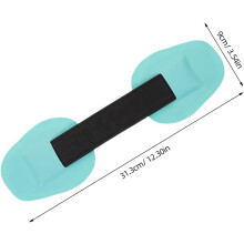 2 Stück Kajakpaddelgriffe mit PVC-Gurtflicken – Hellgrüner Ersatz für Surfbretter