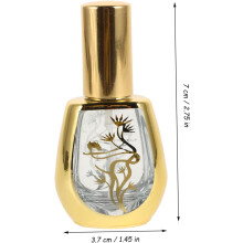 2 Stück 10ml Glasparfümflaschen, nachfüllbar, tragbar, Sprühflasche für Aromatherapie