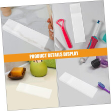 Scatola porta raschietto per lingua in plastica, organizer portatile per casa e viaggi, strumento per la pulizia della lingua
