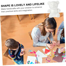 3-teiliges Set Bärenformen für kreative DIY-Bastelarbeiten aus Schaumstoff, geeignet für Bastelbedarf und Modellbau von Bärenfiguren