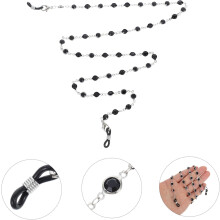 3 pezzi di catenella per occhiali con perline, porta mascherina, cordino leggero, cinturino smarrito