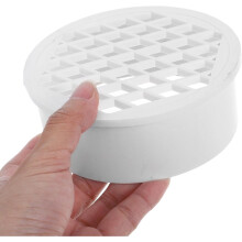Abnehmbare Bodenablaufabdeckung (2 Stück), 110 mm PVC-Einsatzrohr, Ablauffilter für Balkon
