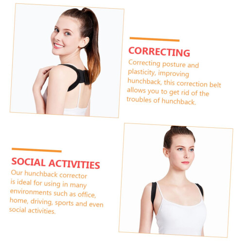 2pcs Hunchback Tie for Adults Posture Corrector 2