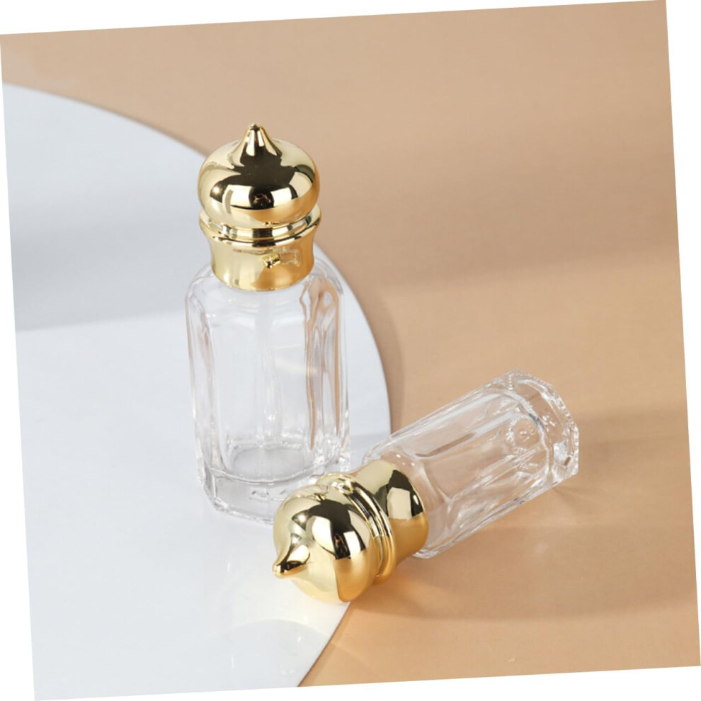 Hkhbjs 6Pcs Essential Oil Roller Bottle Glass Small Empty Perfume Bottle For Aromatherapy Roll Function For Travel Toiletries