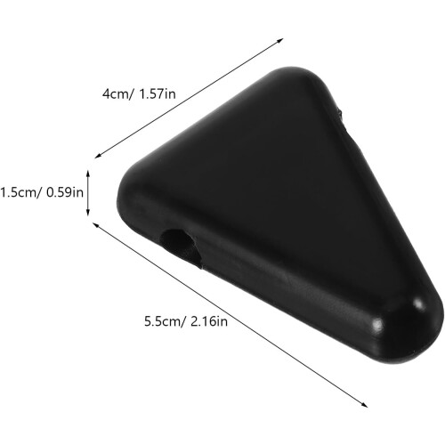 Tuning Fork Mounting Block Silicone Triangle Holder Stable Secure Base for Meditation Music Therapy Portable 1