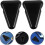 Tuning Fork Mounting Block Silicone Triangle Holder Stable Secure Base for Meditation Music Therapy Portable 8