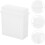 2pcs Plastic Slide Staining Jar for Laboratory Sample Prep Microscope Slides Staining Cabinet Plastic Jar Lid 1