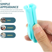 Herbruikbare mini-flesopener, 6 stuks, plastic ampulopener met groefontwerp
