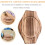 2pcs Stone Bowl Wooden Mats Multi-Function Pot Holders for Kitchen Desktop Casserole Mats 1