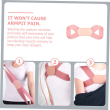 2pcs Posture Corrector for Women and Men Back Brace Sticky Straps Adjustable Posture Corrector