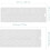 2pcs Quilting Sewing Templates Plastic Patchwork Embroidery DIY Quilting Tools 2
