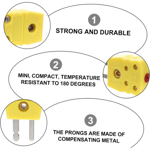 12 st. termoelementadapter hane hona kontakt 1