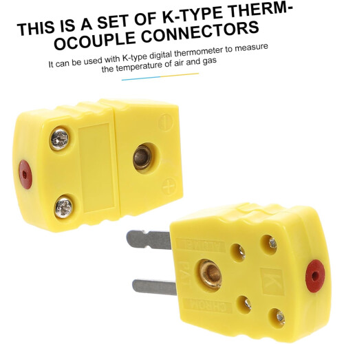 12 Stück Stift-Thermoelement-Adapter Stecker 2