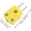 12 Stück Stift-Thermoelement-Adapter Stecker 5