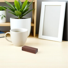 2 stuks houten dekselhouders voor puzzeldozen met 2 mm gleuf, 8 cm x 3 cm houten voet, puzzelaccessoire