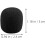 20pcs Microfone esponja cobre Lapel Microfone cobre esponja Mic protetores Material preto protege 2