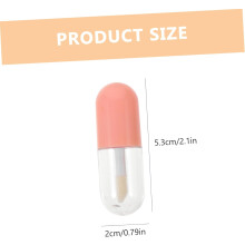 20 τεμάχια κενά σωληνάρια lip gloss με καπάκια, επαναγεμιζόμενα δοχεία lip balm