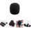 20 fundas de esponja para micrófono, fundas de solapa para micrófono, protectores de micrófono de esponja, material negro, protege 5