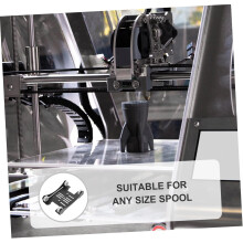 Hliníkový držák cívky filamentu pro 3D tiskárnu s nastavitelnou šířkou 33 mm-77 mm, pevný úložný stojan