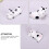 4pcs Ceramic Chopsticks Holder Cow Shape for Spoons and Forks, White Tableware Rest Easy to Clean Feature 6