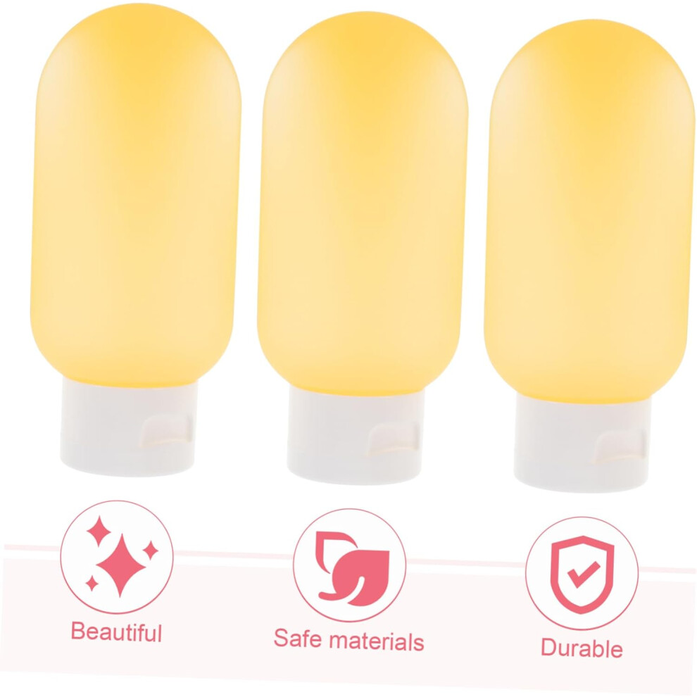 Hkhbjs 3Pcs Travel Bottles Refillable Empty Lotion Bottles For Outdoor Travel Toiletries Containers For Toiletries