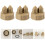 3pcs Co2 Bottle Caps Professional Co2 Caps Abs Portable Practical Wear-resistant Generator 8