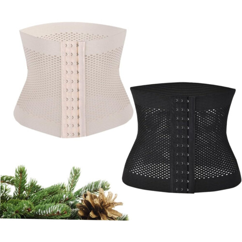 2Pcs Thin Breathable Maternity Abdominal Straps Postpartum Waist Belt 2