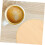 Leather Coaster Round Pu Drink Coasters Bamboo Grain Design for Table Decor Hot Cold Drinks Protection 6