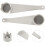Set di 3 stencil acrilici per cucito, modelli per copriciotola, righelli per patchwork da 6", 8" e 10". 3