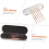 Kit multiusos para la limpieza de oídos con escobilla de acero inoxidable. 6