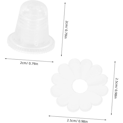 2sets Professional Umbrella Tips Replacement Umbrella Tops Easy Install Disassemble Sun Accessories 1