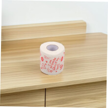 Rolos decorativos do papel higiénico do dia dos Namorados de 2pcs, tecido macio do banheiro