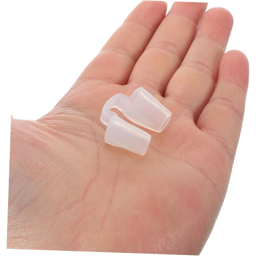 Retenedor de nariz Protector de nariz 2 piezas Soporte interno de silicona Corrector de nariz postoperatorio 2